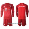 Conjunto (Camiseta+Pantalón Corto) Manga Larga FC Bayern de Múnich Primera Equipación 2021/22 - Niño